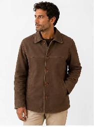 Men’s Premium Brown Leather Jacket - Photo 3