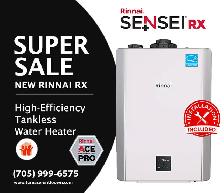 RX-Series Rinnai Tankless Water Heater - Made in Japan - SALE