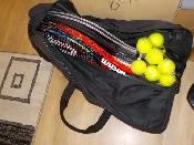 Five Tennis Racquets for Sale (with carry bag) - Photo 6