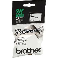 Brother MK221 Genuine P-Touch Tape 9mm (Black on White)