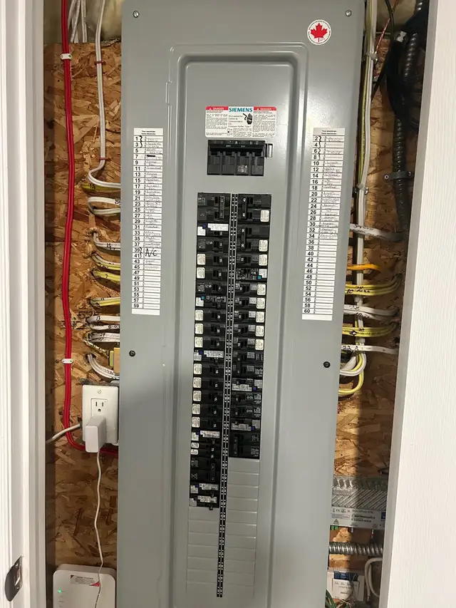 panel upgrade/ legal basement/pot lights