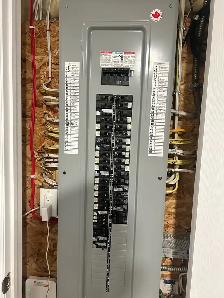 panel upgrade/ legal basement/pot lights