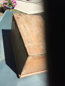 Antique Wooden Chest $25 - Photo 3