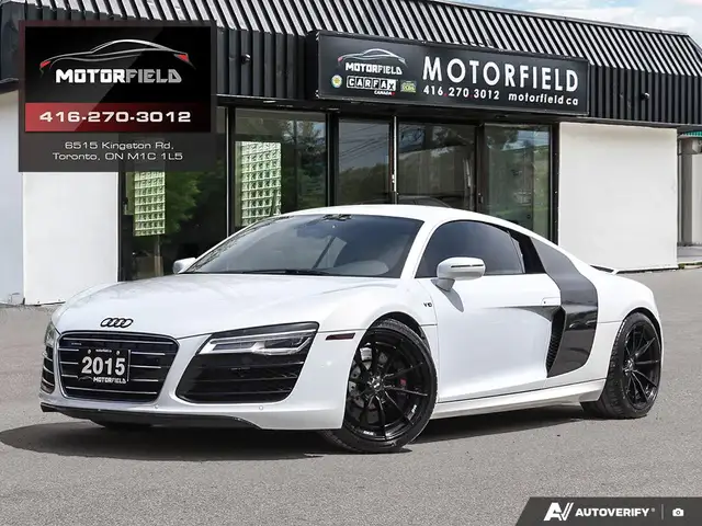 2015 Audi R8 V10 Quattro Carbon Trim B&O® , Red Interior