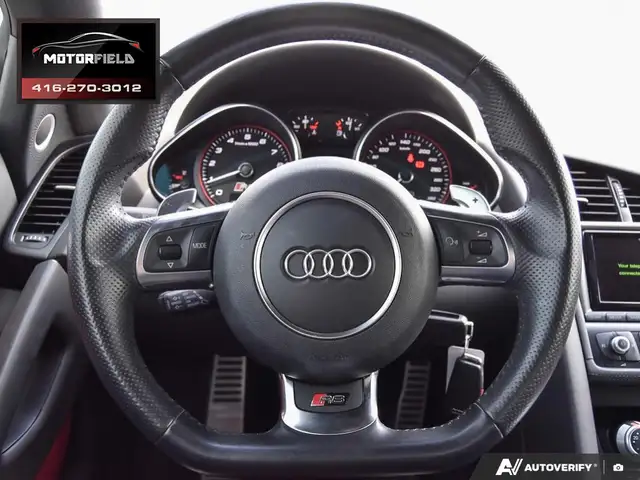 2015 Audi R8 V10 Quattro Carbon Trim B&O® , Red Interior - Photo 13