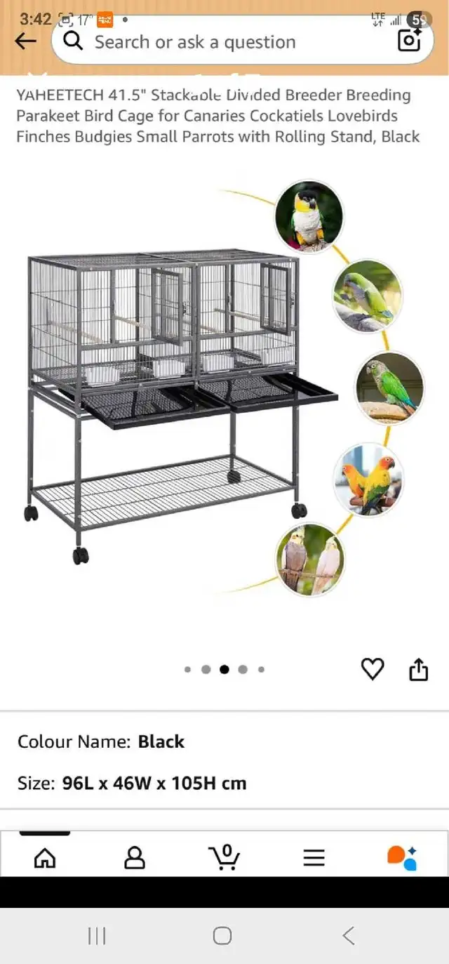 DOUBLE BREEDING CAGE - Photo 6