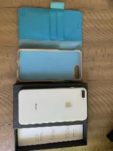Silver White 10/10 like new iphone 8 plus 64 gb unlocked!