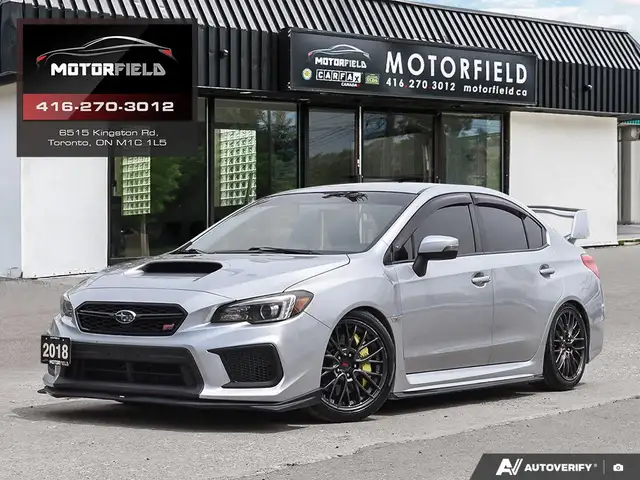 2018 Subaru WRX STI w/ High Wing Spoiler AWD Accident Free