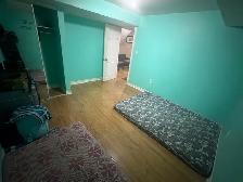 Room for rent in sharing in basement at mcvean & castlemore rd