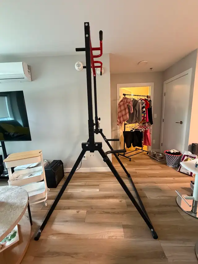 Foldable Pull Up Bar Dip Station - Photo 2