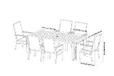 Outdoor patio dining set - Photo 7