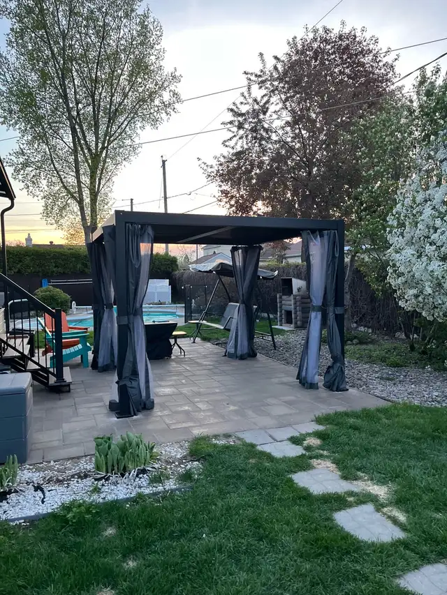 INSTALLATION GAZEBO PERGOLA CABANON - Photo 3
