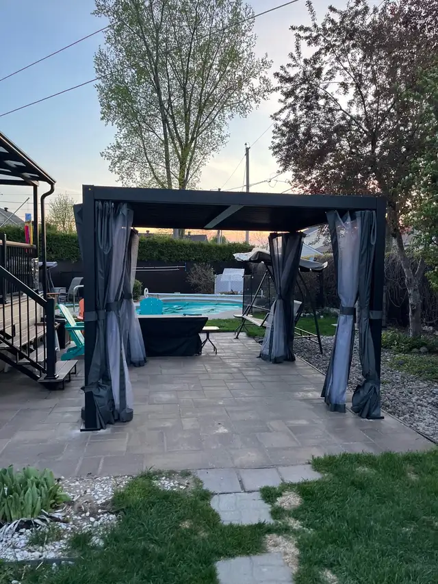 INSTALLATION GAZEBO PERGOLA CABANON - Photo 4