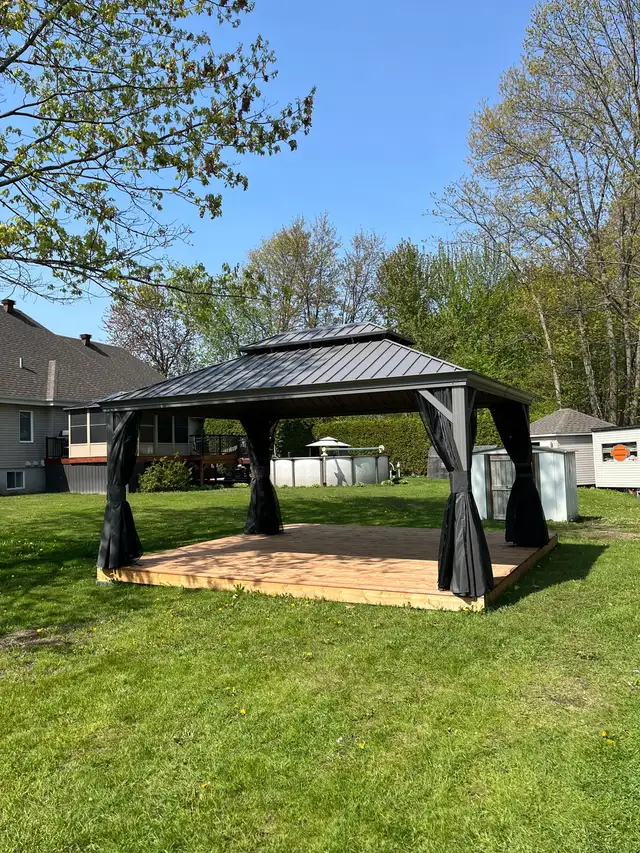 INSTALLATION GAZEBO PERGOLA CABANON - Photo 6