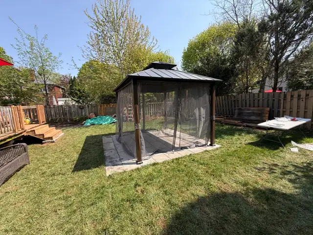INSTALLATION GAZEBO PERGOLA CABANON - Photo 7