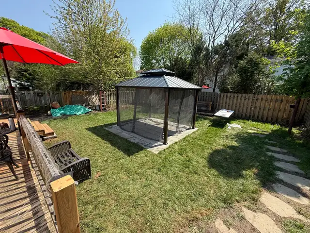 INSTALLATION GAZEBO PERGOLA CABANON - Photo 8