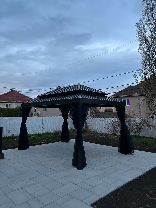 INSTALLATION GAZEBO PERGOLA CABANON - Photo 9