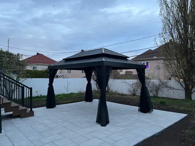 INSTALLATION GAZEBO PERGOLA CABANON - Photo 10
