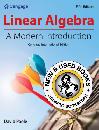 Linear Algebra A Modern Introduction Cengage 5E 9798214405896