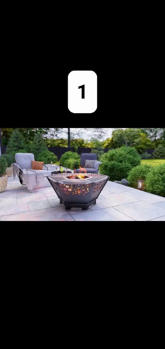 Heavy Duty Steel Fire Pits – 5 Designs, easy assembly - Photo 8