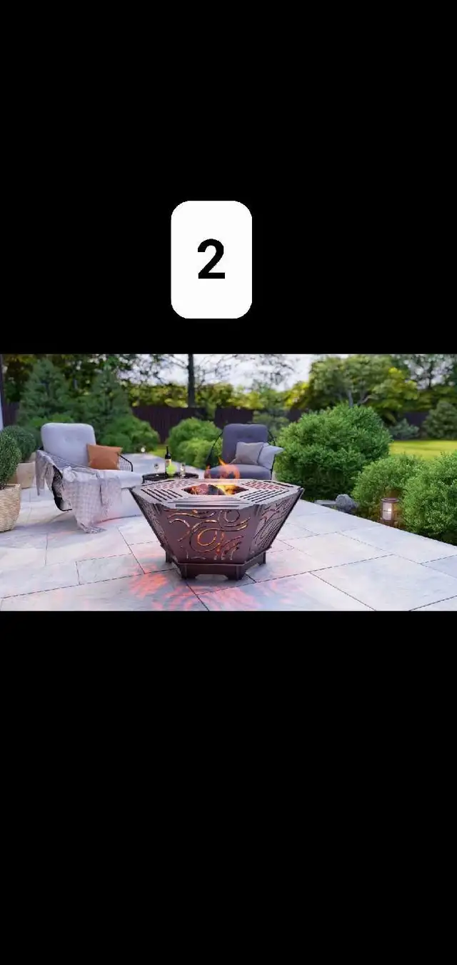 Heavy Duty Steel Fire Pits – 5 Designs, easy assembly - Photo 9