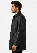 Men’s Classic Black Leather Jacket - Photo 2