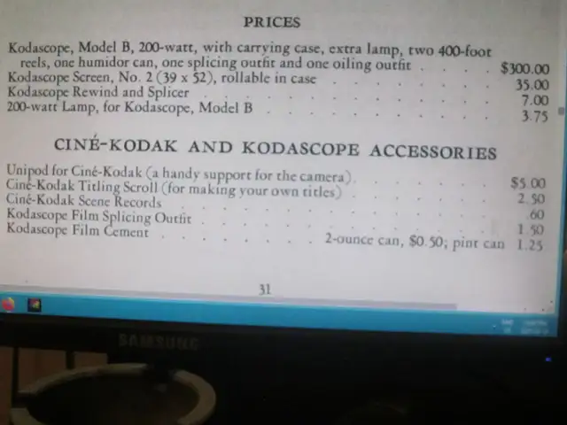 Circa 1920's Eastman Kodak Company Model B, 16mm Kodascope - Photo 4