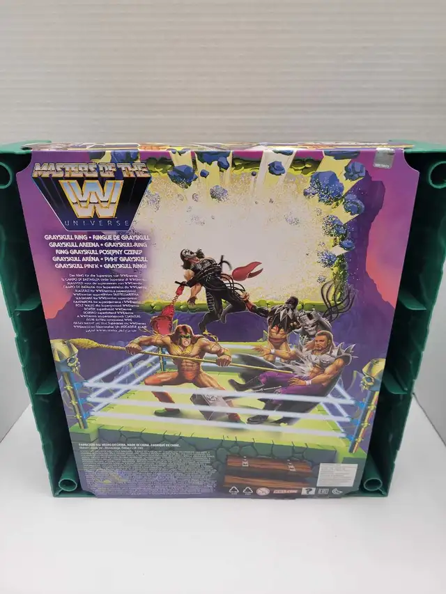Motu Grayskull WWE wrestling ring NEW - Photo 3
