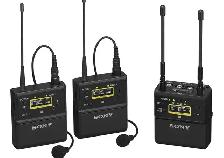 Sony 2-Person Camera-Mount Wireless Omni Lavalier Microphone Kit