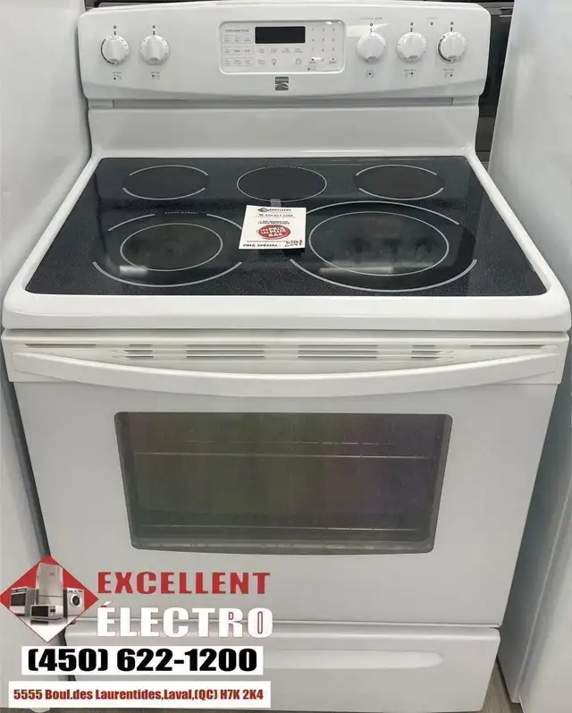CUISINIÈRES BLANCHES VITRO DE MARQUE VARIÉE ‼️ GARANTIE UN AN✅ - Photo 5