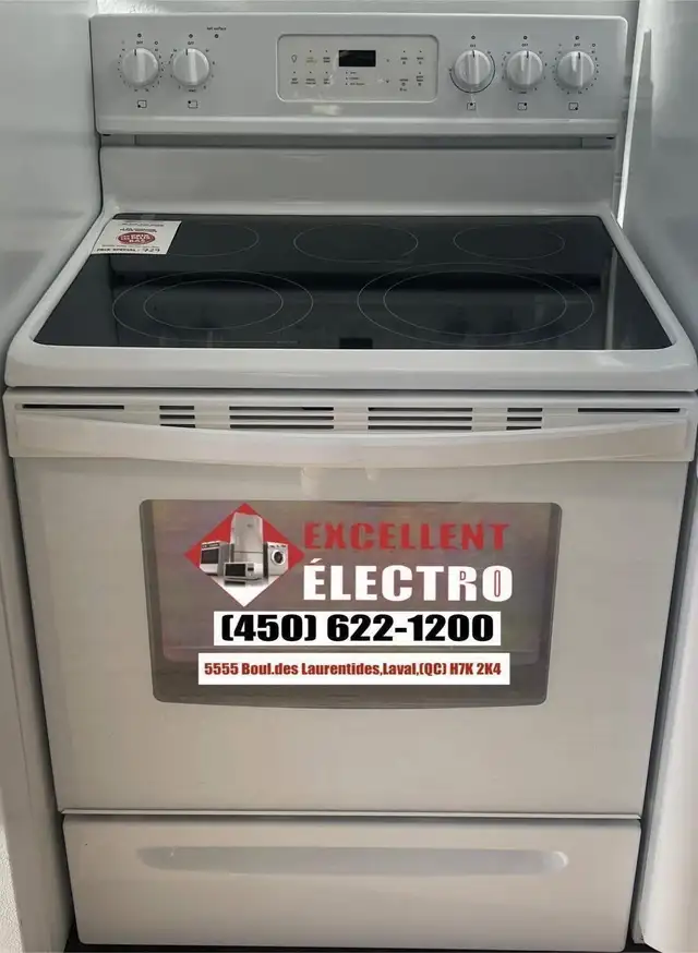 CUISINIÈRES BLANCHES VITRO DE MARQUE VARIÉE ‼️ GARANTIE UN AN✅ - Photo 9