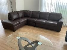 Fauteuil modulaire cuir véritable