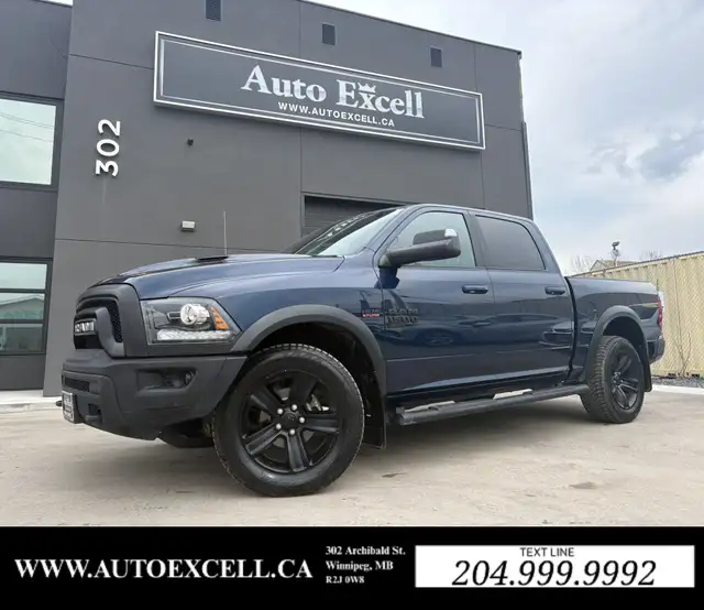 2022 RAM 1500 CLASSIC WARLOCK - BACK-UP CAM – BLUETOOTH – 4WD