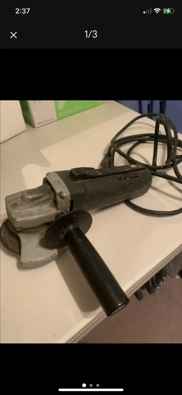black and decker power grinder!