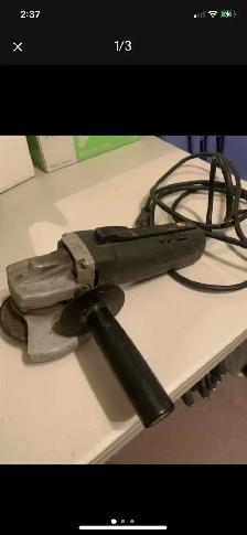 black and decker power grinder!
