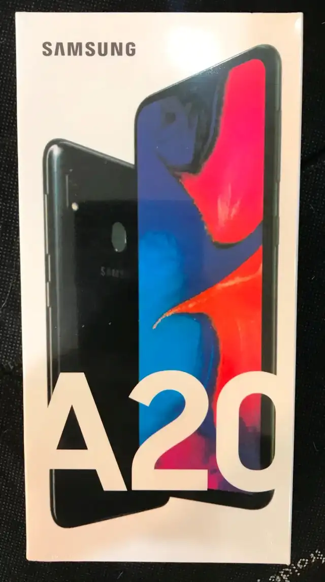 Samsung phone a20 brand new 160$