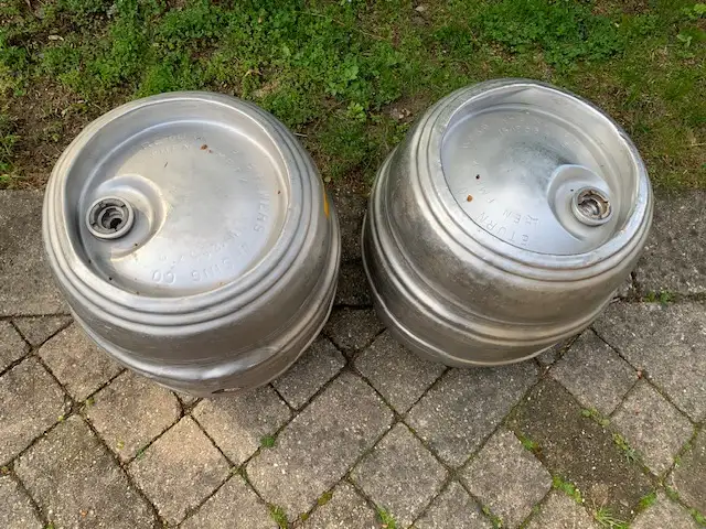 FOR SALE Two Vintage Hotel Size Beer Kegs - Photo 2