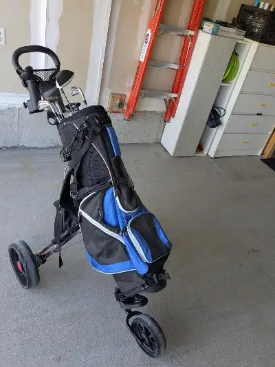 Golf Clubs and Cart For Sale