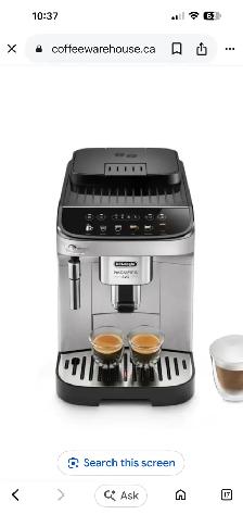 D’elonghi Magnifico Evo automatic espresso machine