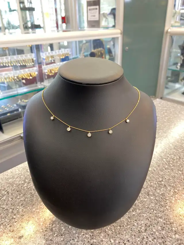 18K Gold Diamond Chain - Photo 2