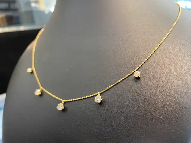 18K Gold Diamond Chain - Photo 3