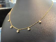 18K Gold Diamond Chain - Photo 3