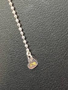 18K White Gold Diamond Chain - Photo 4