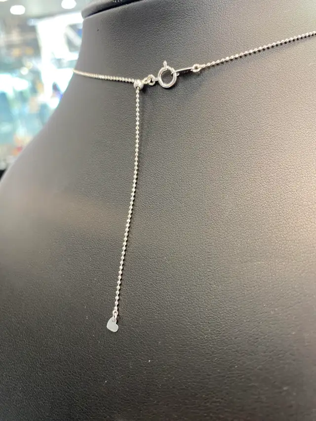 18K White Gold Diamond Chain - Photo 5
