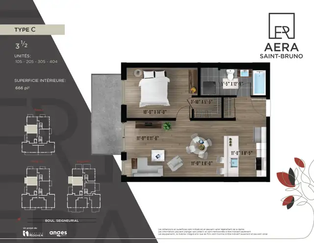Aera Saint-Bruno / Condo 3 1/2 pour 1ER JUIN 2026 - Photo 5