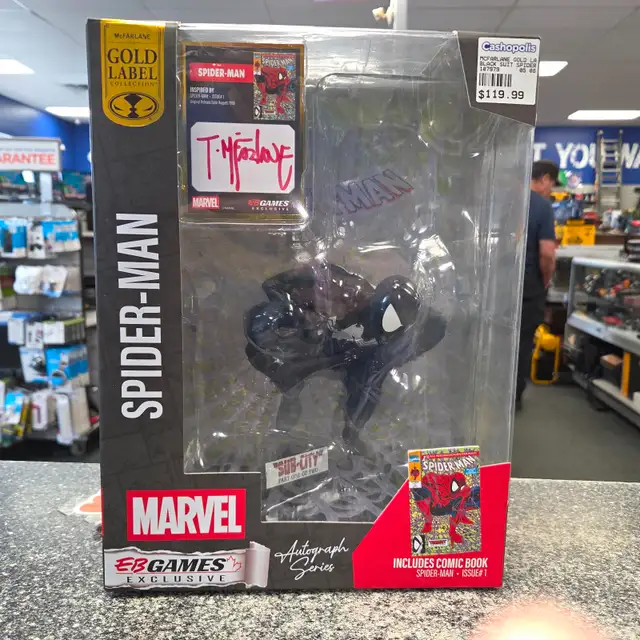 NEW McFarlane Gold Label Spider-Man @ Cashopolis!!!