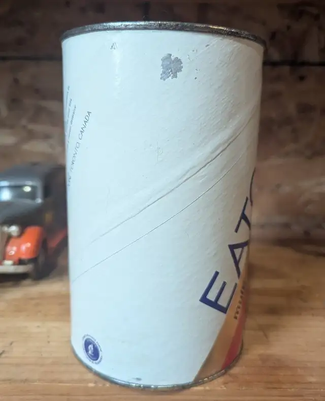 RARE 1960's VINTAGE EATON'S MOTOR OIL IMPERIAL QUART CAN - Photo 4