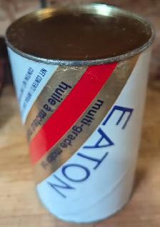 RARE 1960's VINTAGE EATON'S MOTOR OIL IMPERIAL QUART CAN - Photo 7
