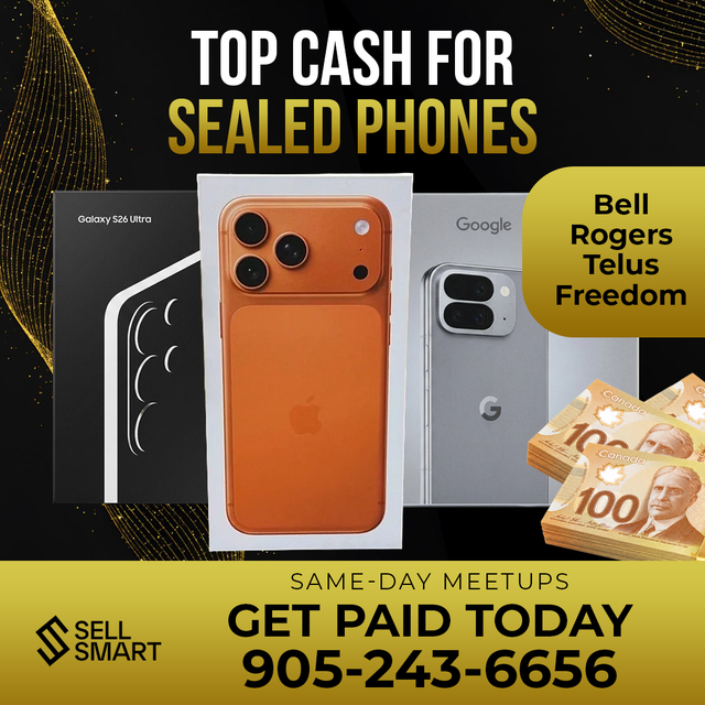 SELL YOUR SEALED OR USED IPHONE TODAY - CASH