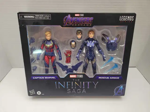 Marvel Legends Captain Marvel & Rescue Armor NEW